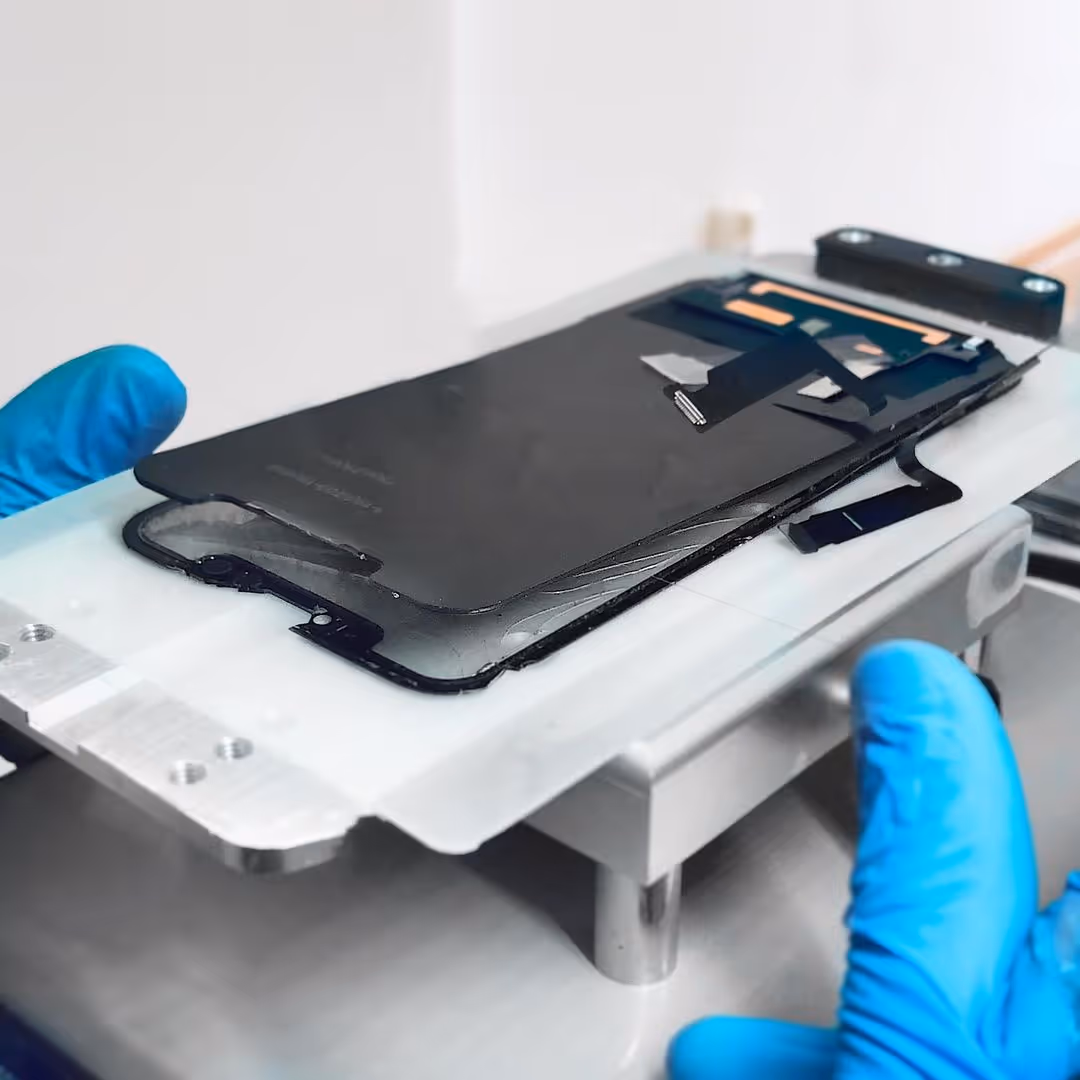 Wymiana samej szybki iPhone - regeneracja oryginalnego ekranu. MacLab Serwis Gdynia 