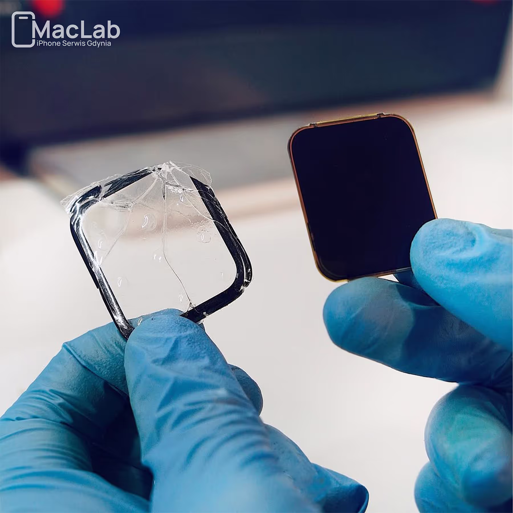 Wymiana szybki Apple Watch - MacLab Serwis Apple Gdynia